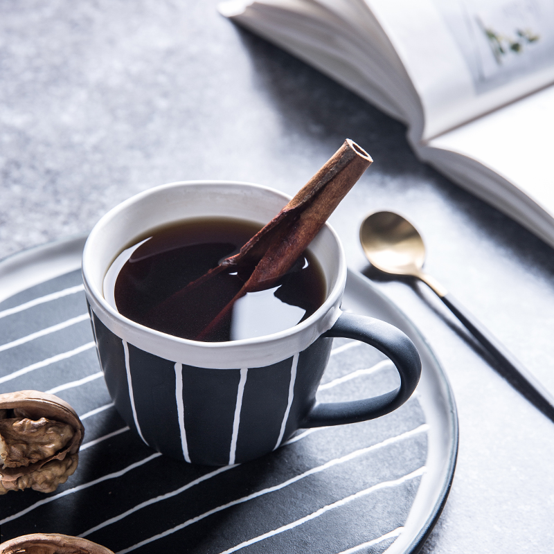 Ceramic cup keller cup creative contracted move Japanese - style breakfast cup of milk tea cup milk cup coffee cup