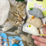 Уродливые, уродливые, уродливые и милые три мыши, игрушка для кошек, маленькая мышь дразнящая кошачья палочка кошачья мята набор игрушек