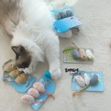 Уродливые, уродливые, уродливые и милые три мыши, игрушка для кошек, маленькая мышь дразнящая кошачья палочка кошачья мята набор игрушек