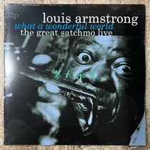 Spot Louis Armstrong What A Wonderful World Live vinyl record 2LP