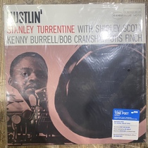 Spot blue dot jazz disc Stanley Turrentine Hustlin vinyl record LP