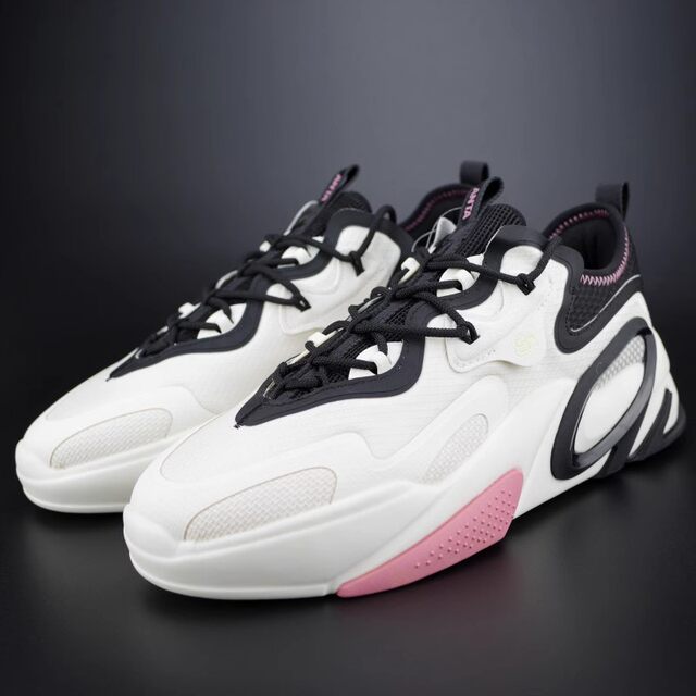 Anta Women's Casual Shoes, New Spring Model, Wear-Resistant Sports Shoes, Breathable, Lightweight, Versatile Running Shoes 122218072