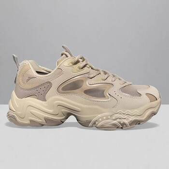 Authentic Anta Meteorite Vent Leather and Mesh Patchwork Retro Breathable Dad Shoes Sports Casual Shoes 112528858-2