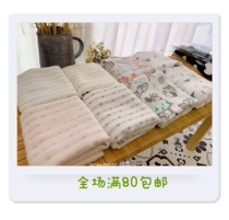 Yazan double-layer bamboo fiber childrens quilt baby blanket newborn super soft absorbent breathable gauze wrap summer bath towel