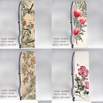 New national style ink painting series trendy literary retro printing one-shoulder large-capacity badminton racket storage bag
