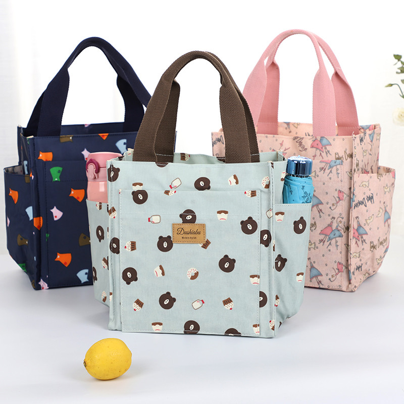 Waterproof tote bag lunch box rice bag out of the baby bag out of the baby bag out of the baby mommy with baby handbag lunch box bag