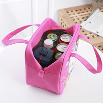  Primary school student lunch box bag handbag aluminum foil lunch box waterproof rice bag thickened tote bag childrens insulation bag