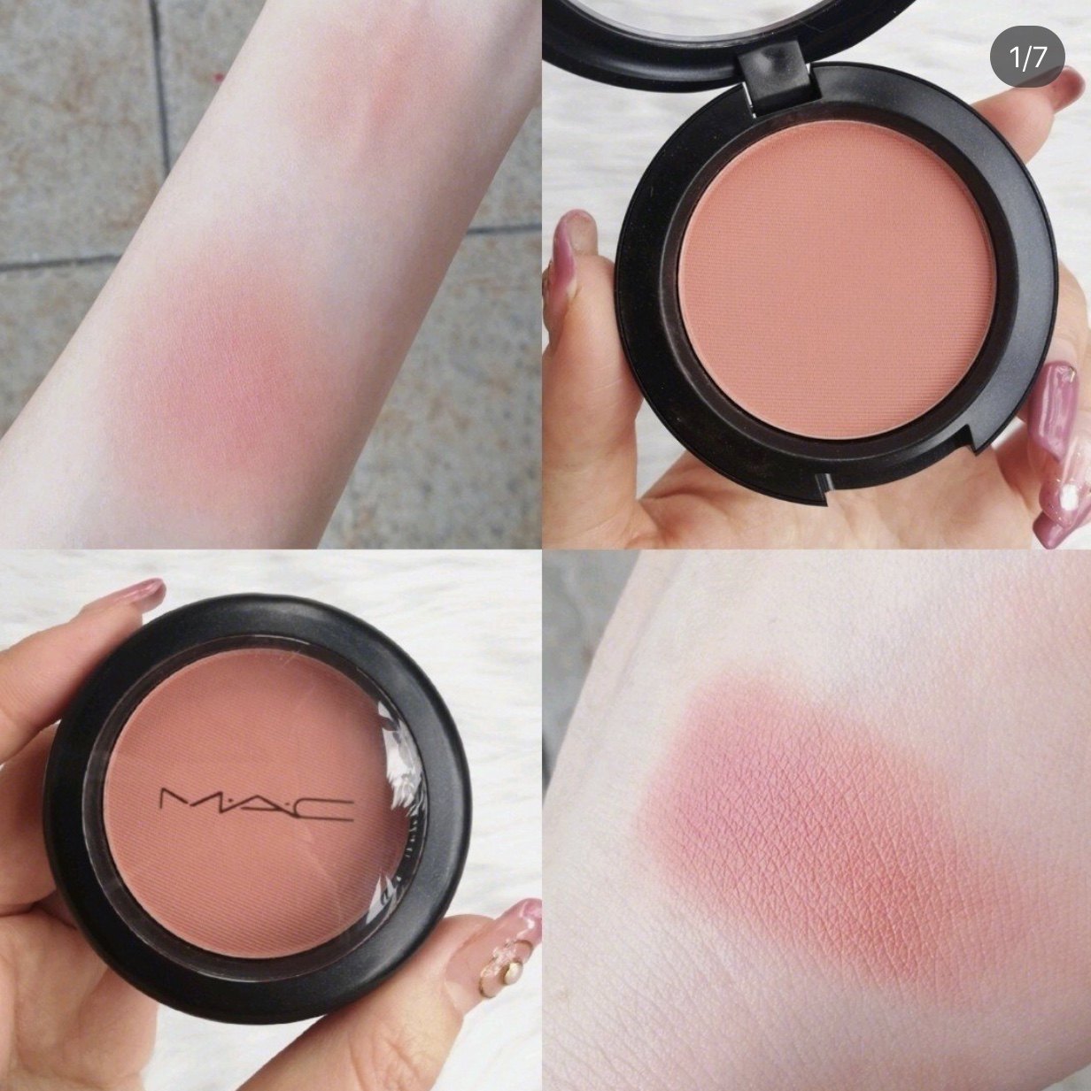 mac burnt pepper blush