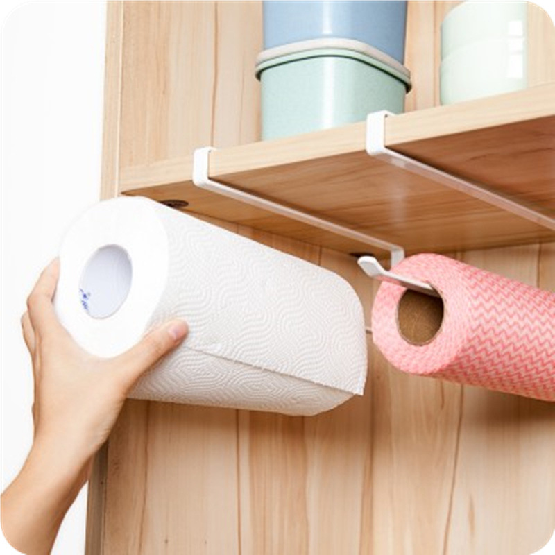 (Thickened) Overall cabinet Perforated Drum Toilet Paper Rack Tissues Rack Kitchen Paper Towels Aperitif Napkins shelf kitchen Refreshing Film containing shelf
