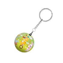 3D-JP 24 pieces 1 57 inch Sphere Key Button Jigsaw Puzzle Animal Circus A2801