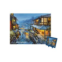 3D-JP 150-piece mini Puzzle Evgeny Lushpin-Strolling in the rain in the ancient Capital (with small frame)