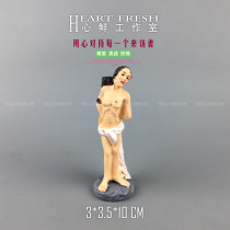 RW218 Sharpan simulation figure models Western mythology of the bound men suffer from the hard Jesus religious pendulum