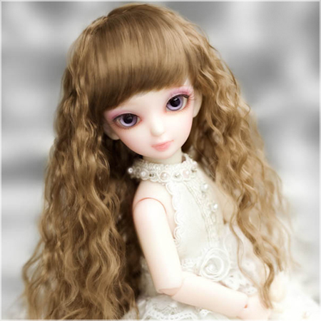ASDOLL Angel Engineering House BJD Doll Wig 6 Sub-Gold Brown Moonlight Princess Vol. WG61009