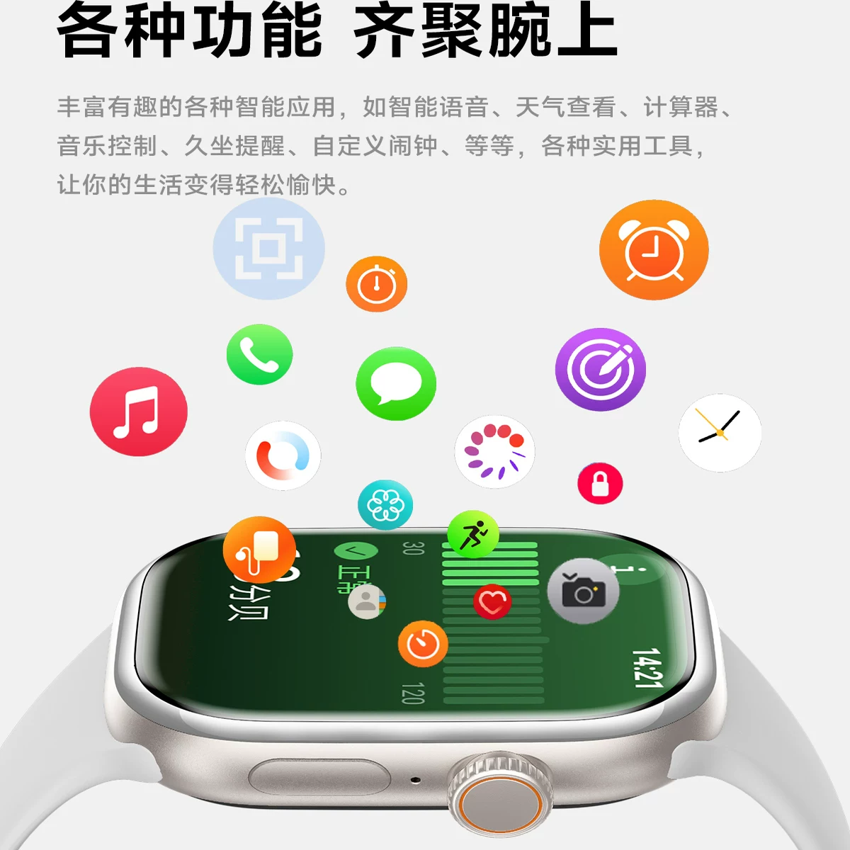 Новый стоящий наготове король M53 умные часы Huaqiangbei и двусистемный OLED Shuncheng могут быть вставлены в карту камера и могут быть приложены