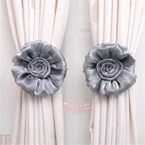 Curtain tie flower door curtain tie tie belt tie flower belt curtain buckle creative curtain tie rope Korean curtain buckle