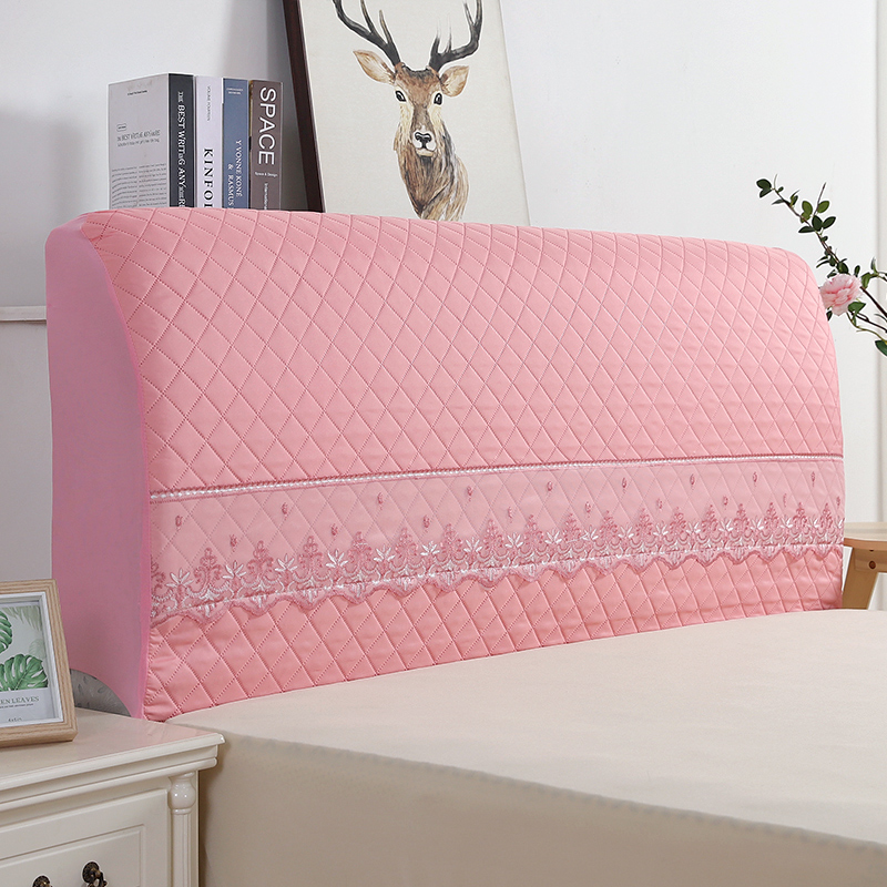 Full-pack headboard cover cloth art soft bag headboard dust cover 1 5 m 1 8 m elastic backrest cover solid wood headboard