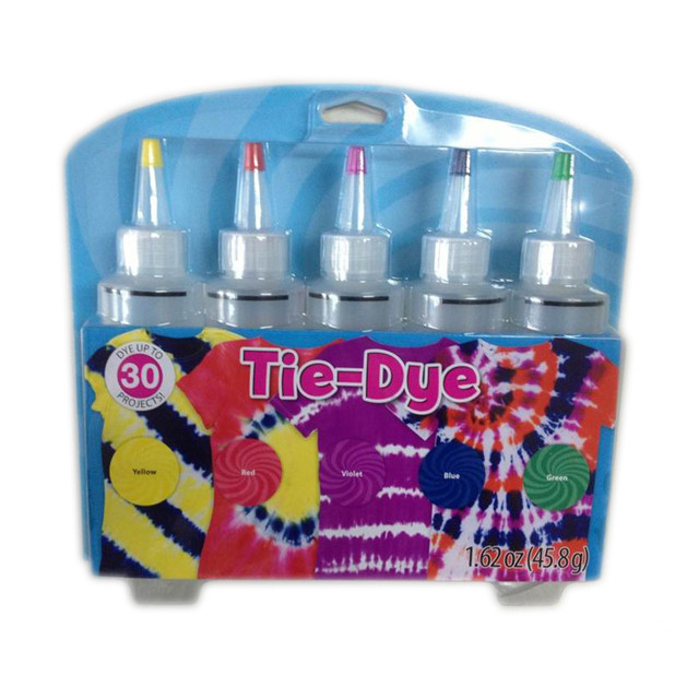 5 color tie-dye set Rookie entry-level dye with tutorial Cold-dyed clothes renovation color change DIY cloth