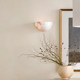 Modern Minimalist Natural Marble Wall Lamp Living Room Bedroom Bedside Background Wall Corridor Balcony Retro Bird's Nest Atmosphere Lamp