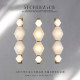 Creative Art Wall Lamp with Geometric Shape, Light Luxury Style, Living Room Background Wall, Study Room, Stylish Marble Lamps