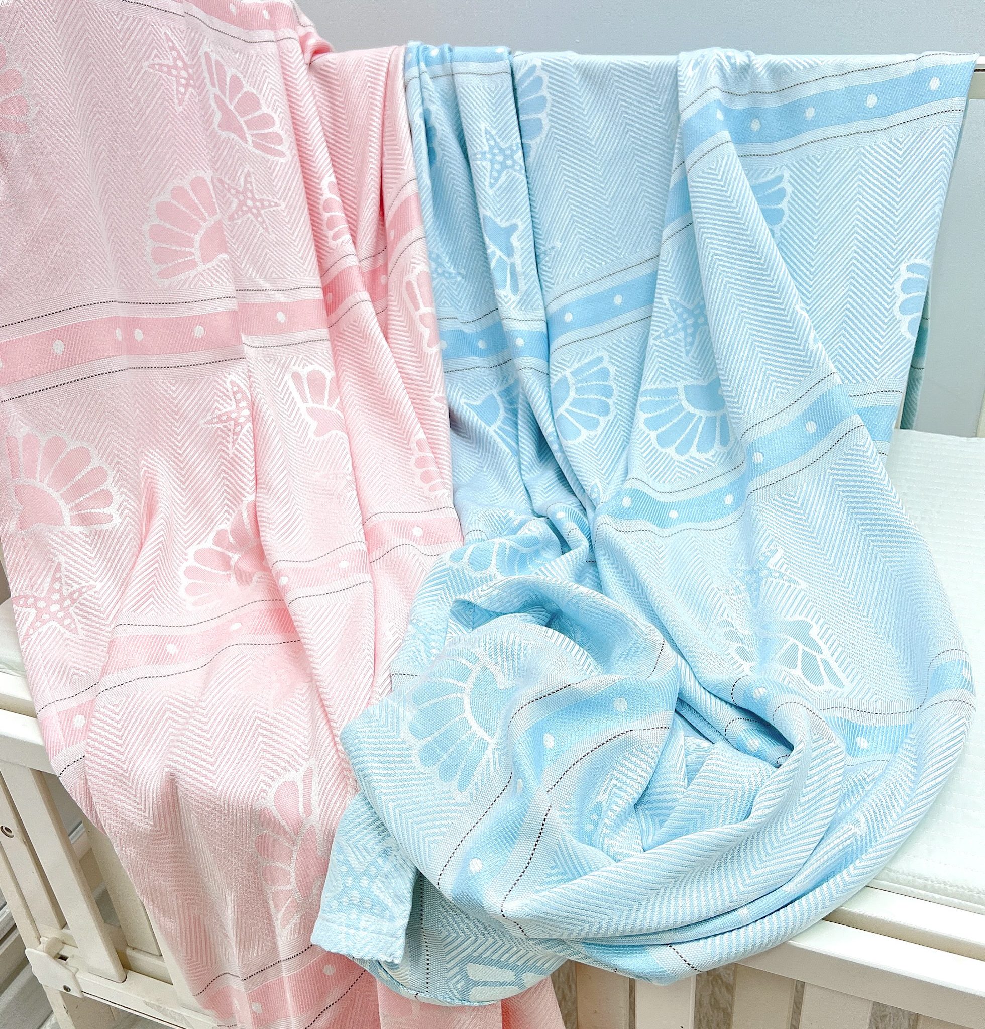 Baby Ice Silk Cover Blanket Bamboo Fiber Baby Summer Cold Air Conditioning Towel Quilt Cool Thin Sheets Newborn Young Children