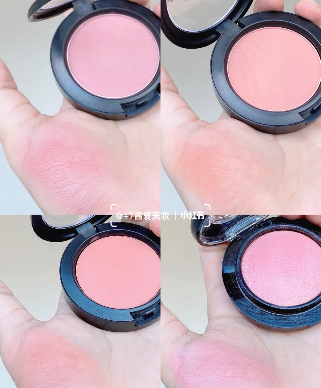 MAC MAC soft color mineral matte monochrome blush MELBA peach color can be used as eye shadow with warm soul
