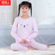 Thanh niên Nam Cực cao cổ áo cotton mùa thu quần dài phù hợp với cô gái lớn trẻ em sinh viên cotton mỏng phần đồ lót nhiệt