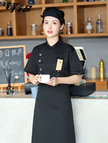 Baking Egg Pastry Fire Boiler Shop Attendant Uniformed Hotel Workwear Short Sleeve Western Dining Café Chefs Serving Summer Clothing