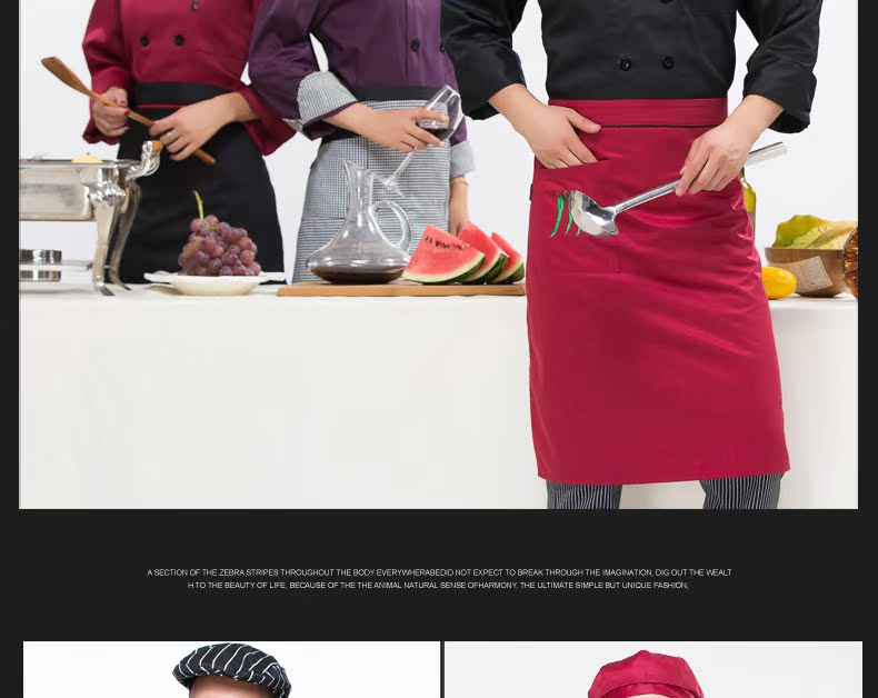 Veste chef cuisinier en polyester - Ref 1910564 Image 12