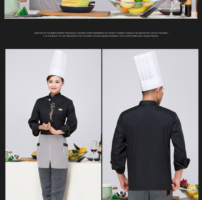 Veste chef cuisinier en polyester - Ref 1910566 Image 14