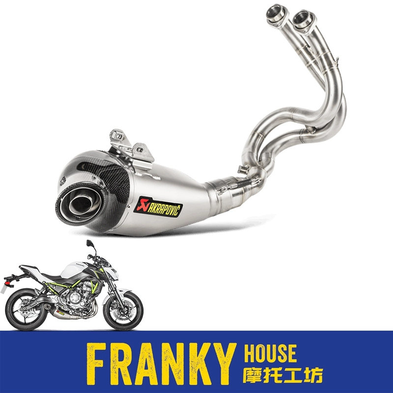 Scorpio AKRAPOVIC mới phù hợp với việc sửa đổi hoàn toàn ống xả mô hình vụ nổ Kawasaki KAWASA KIZ650 - Ống xả xe máy