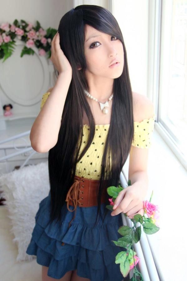 Perruque Long cheveux raides - Ref 2610028 Image 6