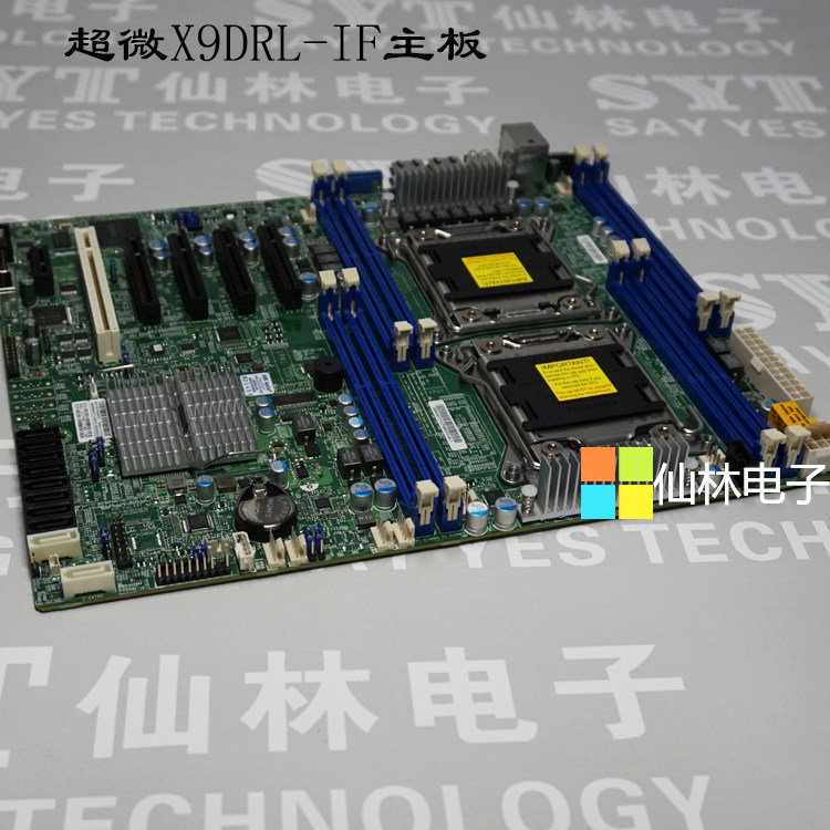 Supermicro X9DRL-iF dual-channel C602 chip supports DDR3 memory and another X9DRD-LF guarantee for one year