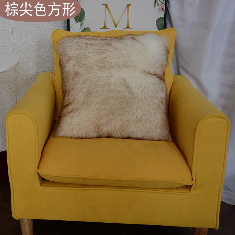 Sáng tạo hình trái tim sang trọng gối đệm gối với lõi sofa eo pad ghế văn phòng giả len - Trở lại đệm / Bolsters gối tựa lưng văn phòng cao su non