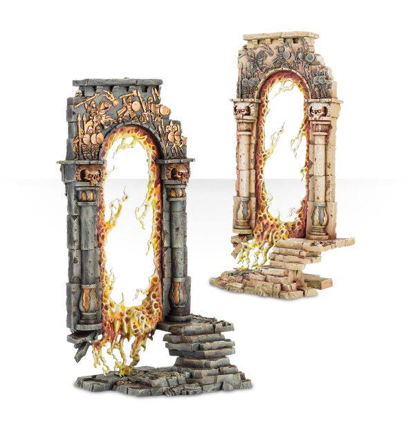 (North Sea BG) Sigmar terrain transfer door Balleful Realmhrates