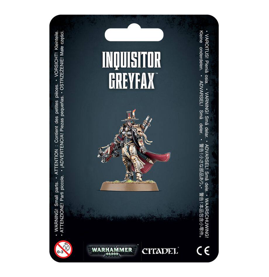 (North Sea BG) Warhammer 40K Grefax trial officer Inquisitor Greyfax