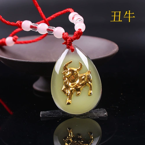 Подвеска, браслет из красной нити, ожерелье, год кролика, подарок на день рождения, китайский гороскоп