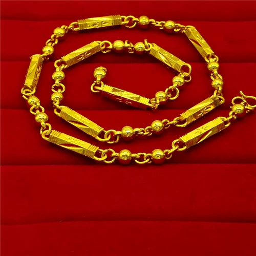 Ожерелье, золотая цепочка, 18 карат