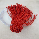 Плетеный оберег на день рождения ручной работы с косичкой, браслет из красной нити, аксессуар, подарок на день рождения