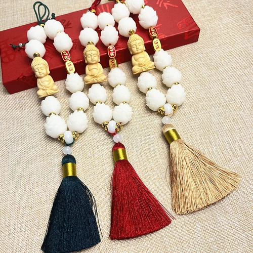 Подвеска для машины, зеркало заднего вида, защитный амулет, аксессуар с кисточками