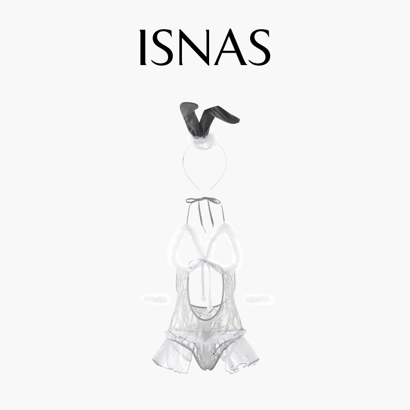French Isnas Sexy Pajamas One-Piece Intimates Stockings Bunny Girl Uniform Pure Desire Maid Outfit One-Piece Net Clothing