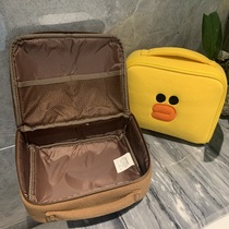 Cartoon skin care makeup bag large capacity Sally chicken travel portable package handbag toilet bag bag