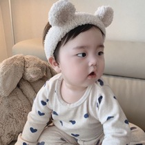 Baby baby hair Teddy Fleet Love Rabbit ear lap female Han edition in tide hair trim
