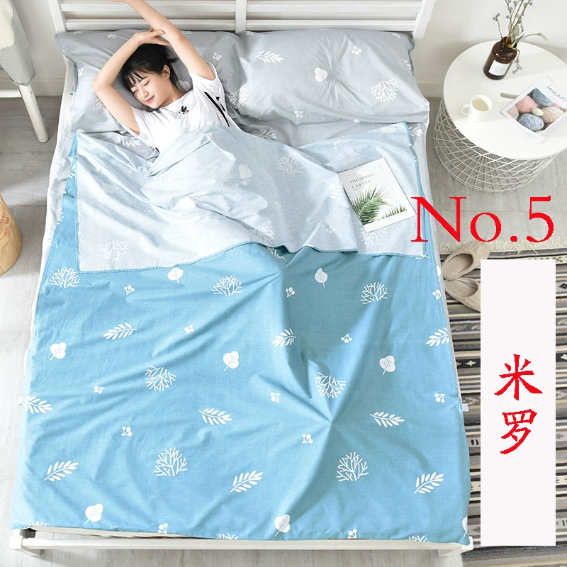 Khách sạn bẩn túi ngủ cotton kinh doanh du lịch khách sạn khách sạn tấm vệ sinh mùa hè nữ train ngủ