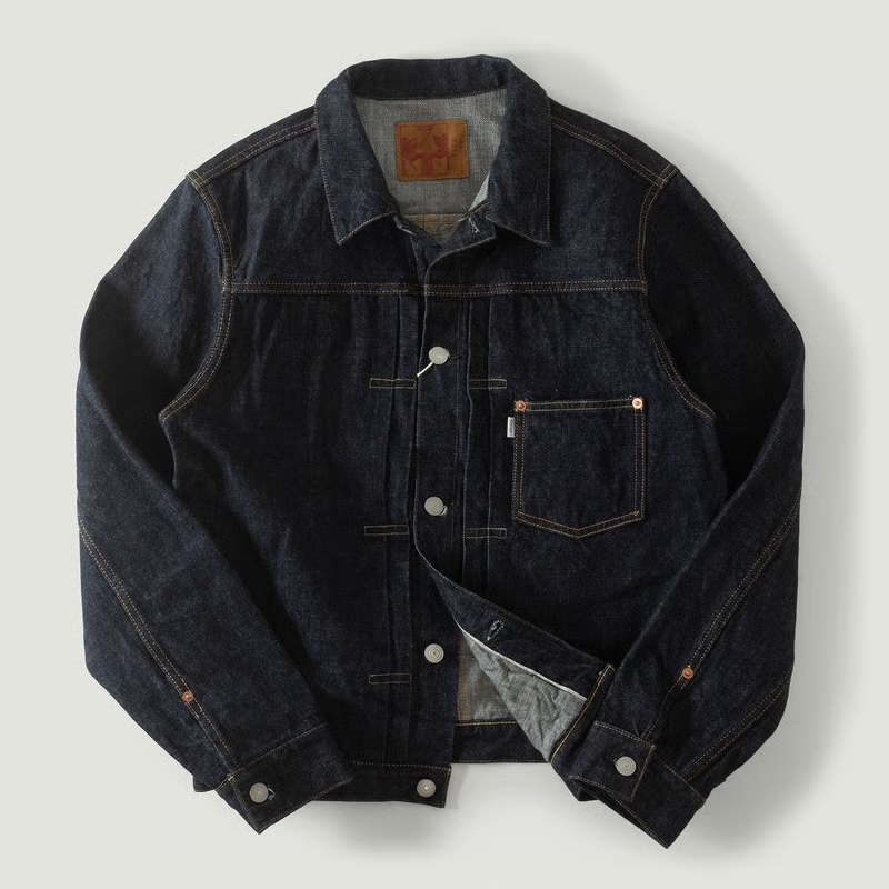 Omotodenim Official Agent of Japanese-Made 13.5 oz Indigo War-Mode First-Generation Denim Jacket