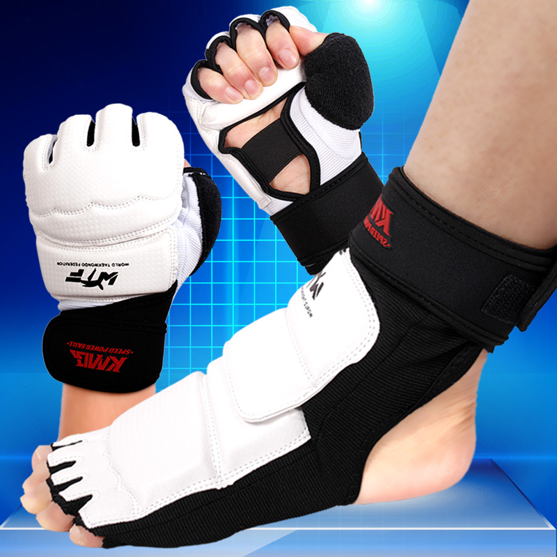 Kangmeique taekwondo gloves adult children's foot gloves taekwondo training competition instep protector ankle protector