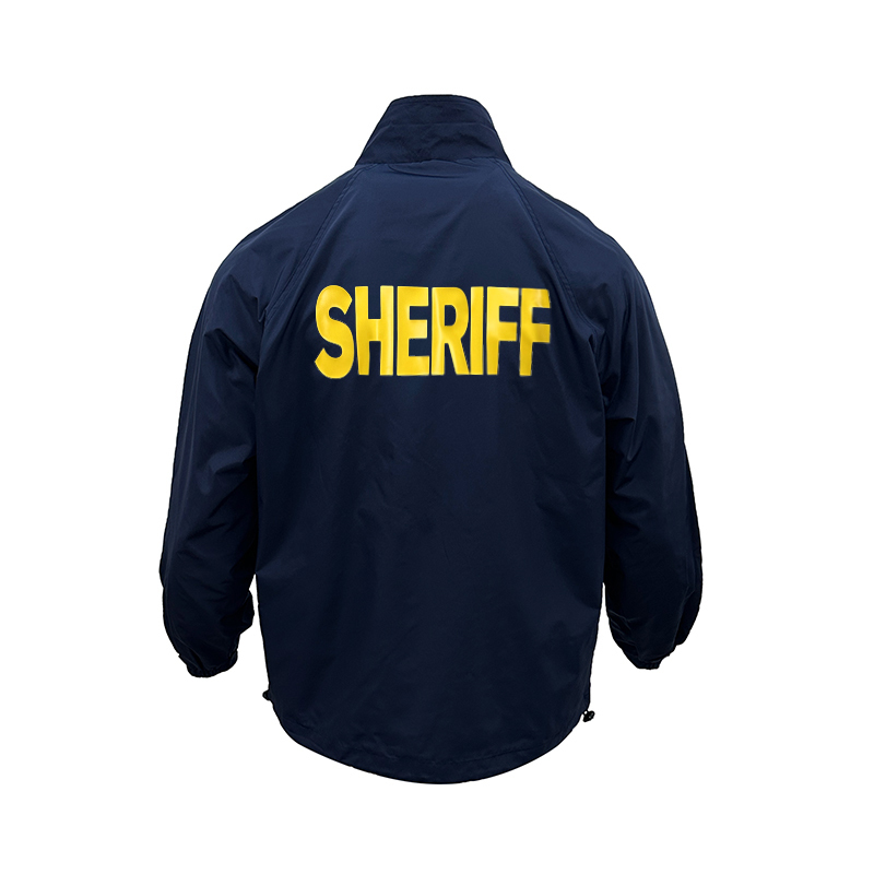 American County Sheriff Sheriff Men's Youth American Police Officer Spring and Autumn Identification Jacket Loose Thin Coat