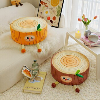 Ins tree stump thickened lazy futon cushion