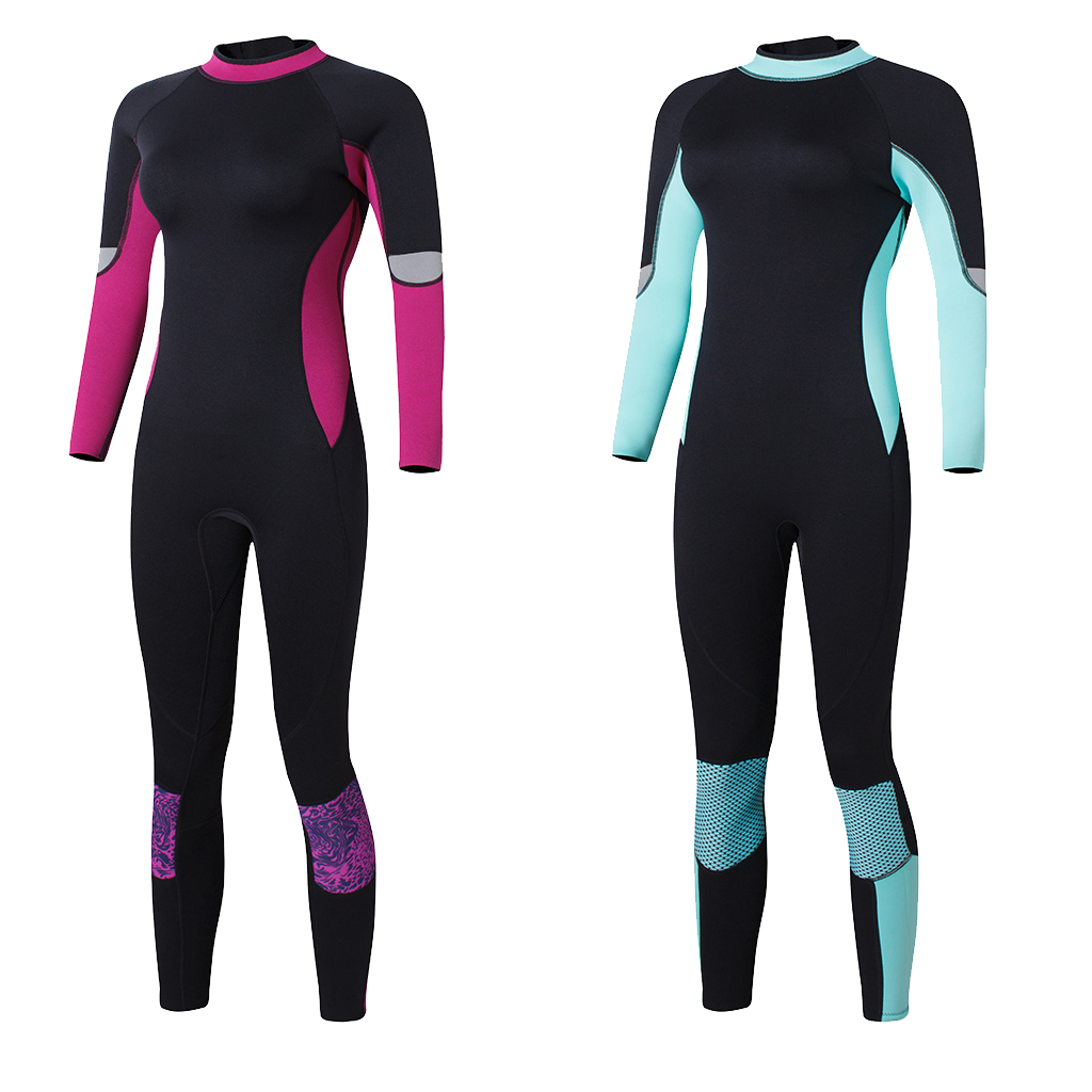 Lady's warm and cold-proof swim suit Wetsuit Scuba Snorkeling Lady 3mm Women's snorkeling snorkeling MUSONG