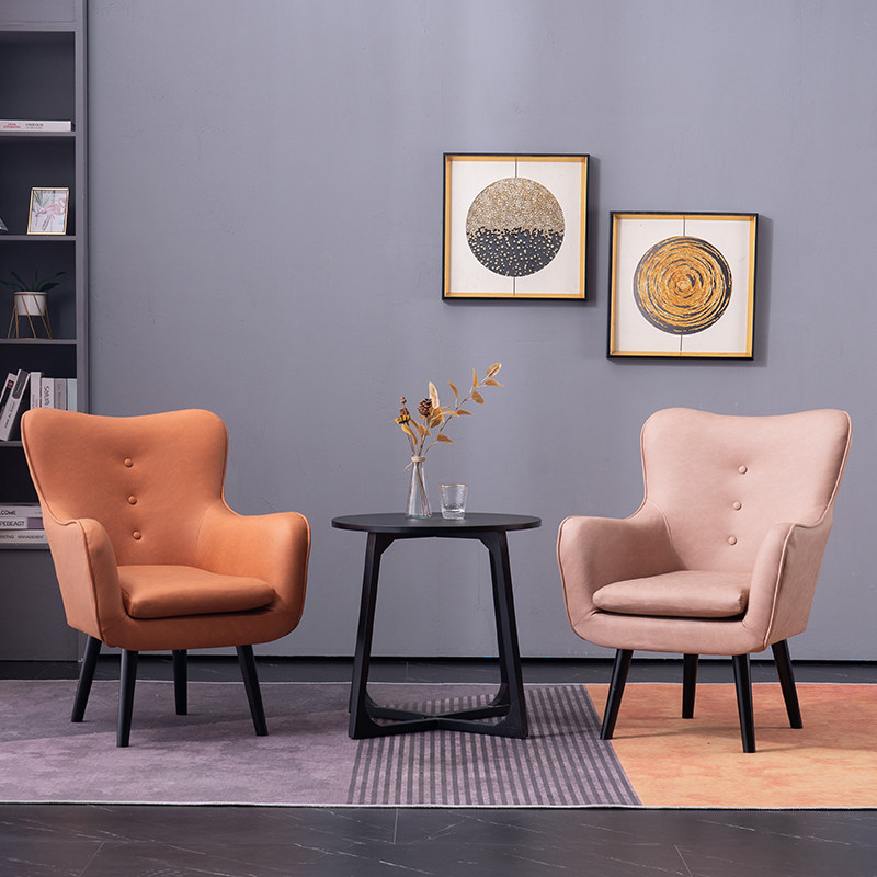 Balcony small table and chairs tea table Three sets mesh red Composition Leisure One table Two chairs Nordic modern minimalist sofa light lavish