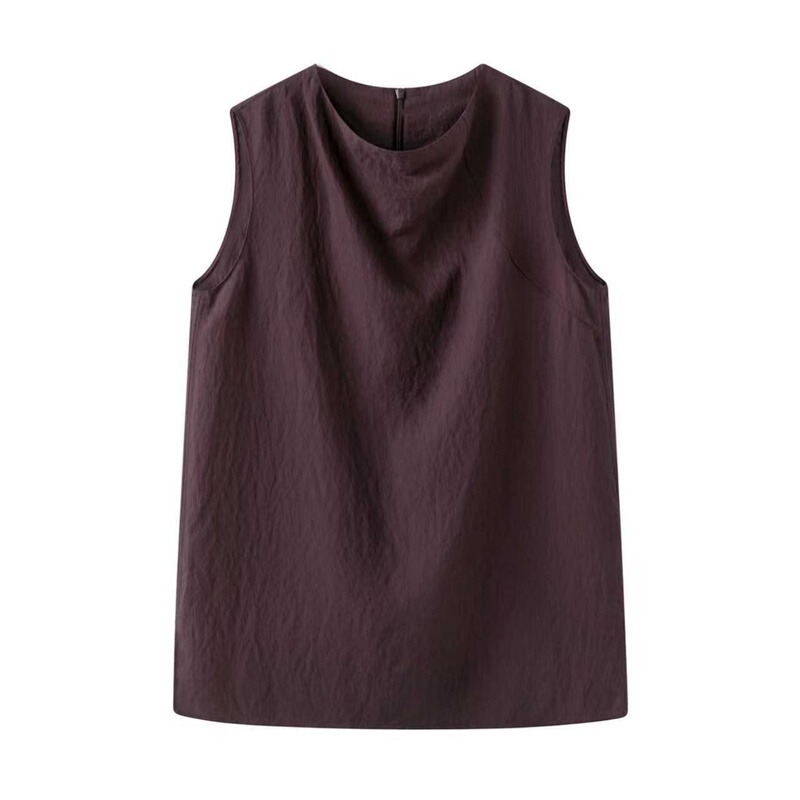 Ainuosi Official Flagship Store 2026 Autumn New Casual Sleeveless Vest Shirt Top Br502127